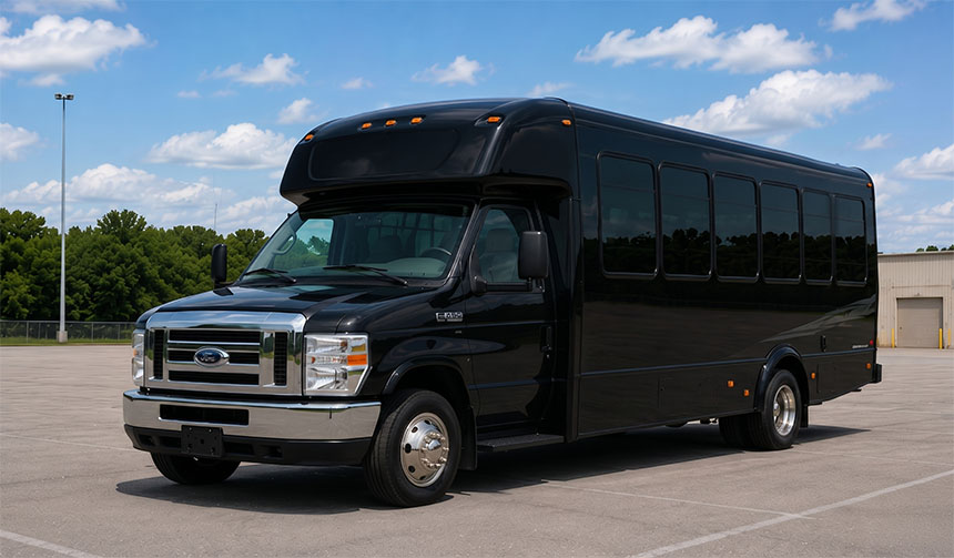 20-passenger minibus for charter in San Jose, CA