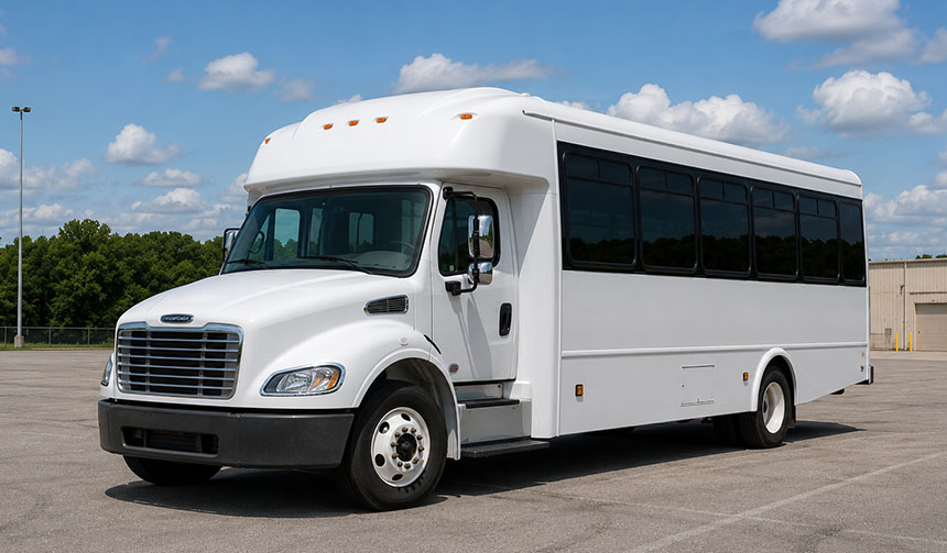 25-passenger minibus for charter in San Jose, CA
